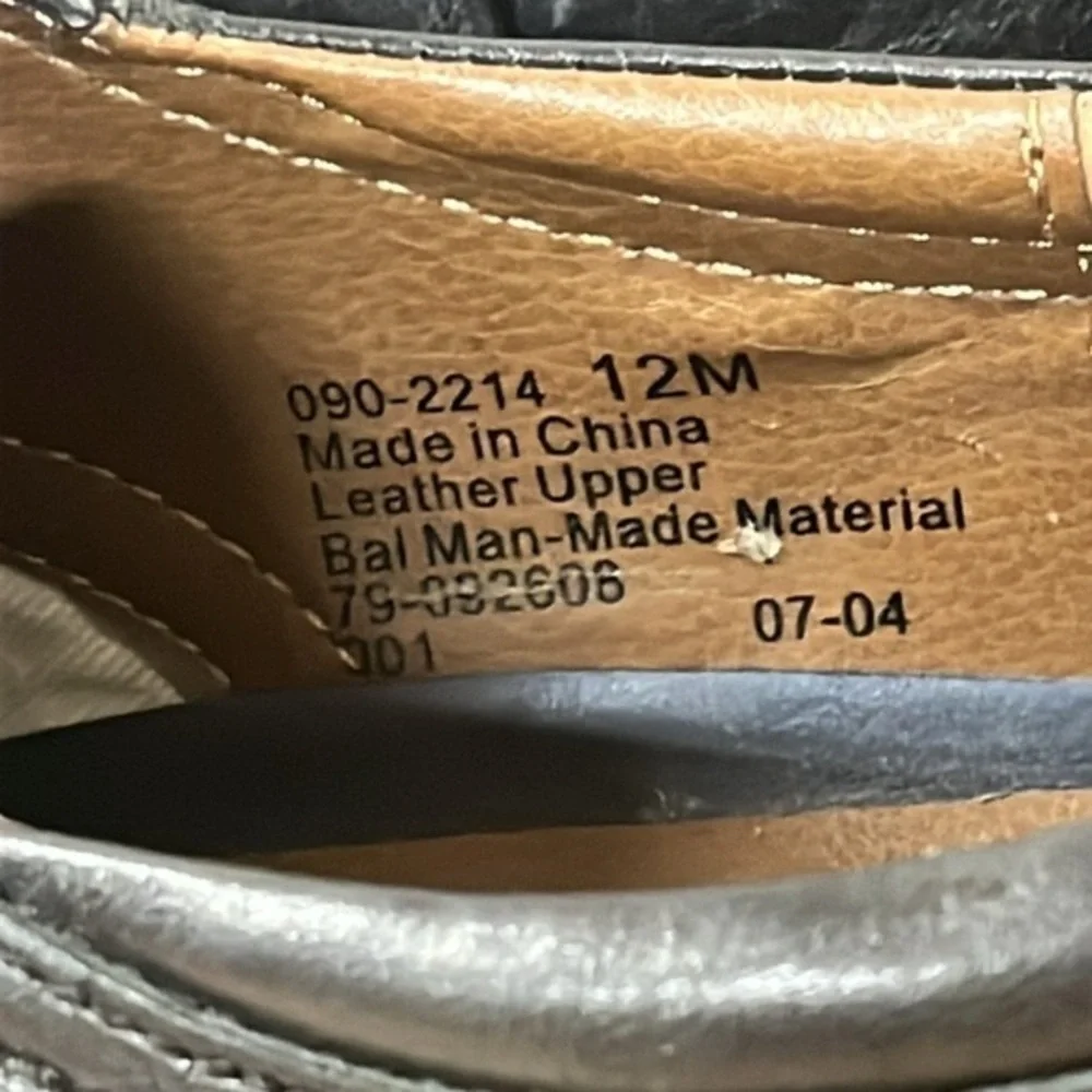Dockers black leather Gordon oxford‎ men’s size 12 dress shoes